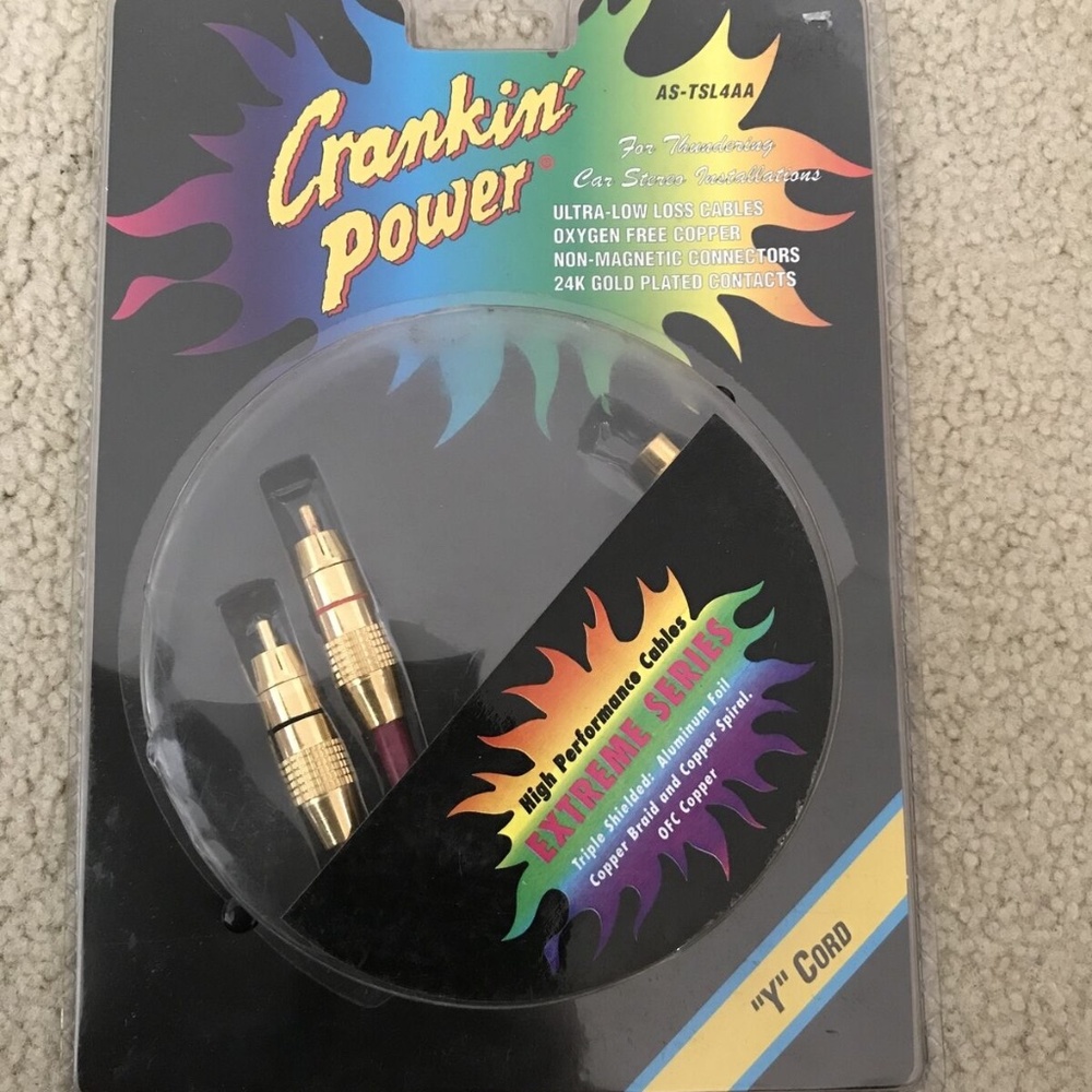 Crankin’ Power “Y Cord” AS-TSL44, NEW